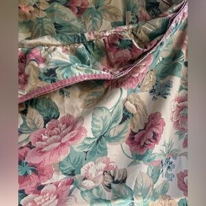 Vintage Springmaid Cottagecore 🌹English Country Garden Floral King Duvet Cover